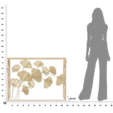 KONSOLE ŻELAZNA LEAF 108 36,5 80 cm